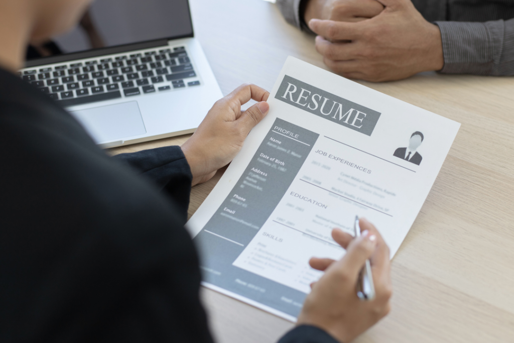 Billede af CV til blogoplægget fra LUBI - Optimer dit CV og skil dig ud fra mængden.