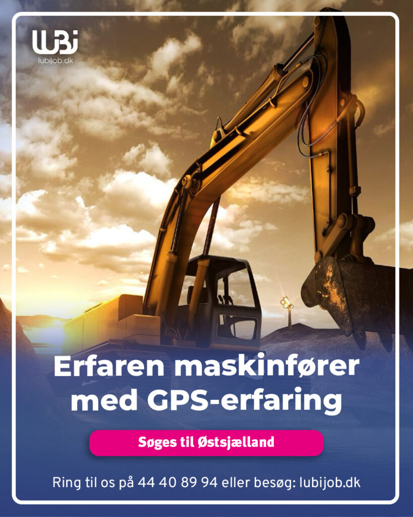 Erfaren maskinfører med GPS-erfaring