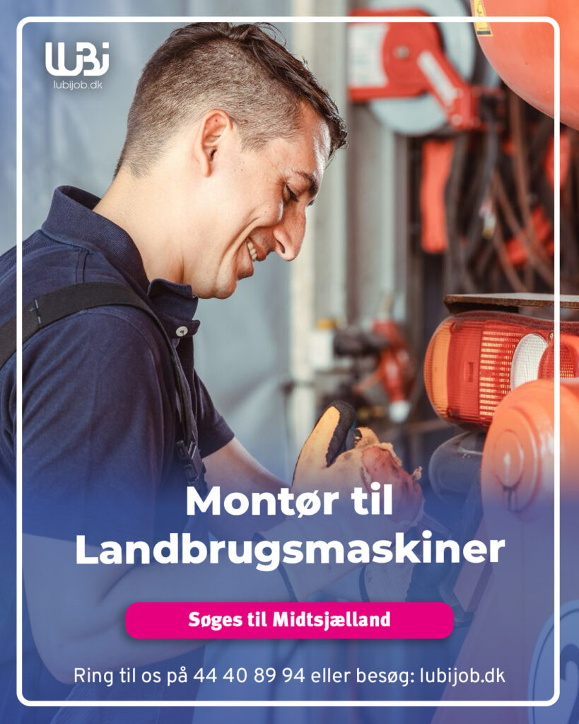 Montør til Landbrugsmaskiner