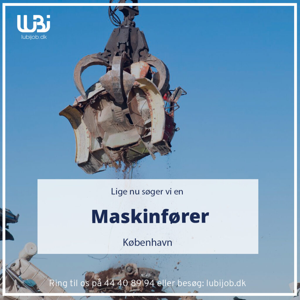 maskinfører sennebogen