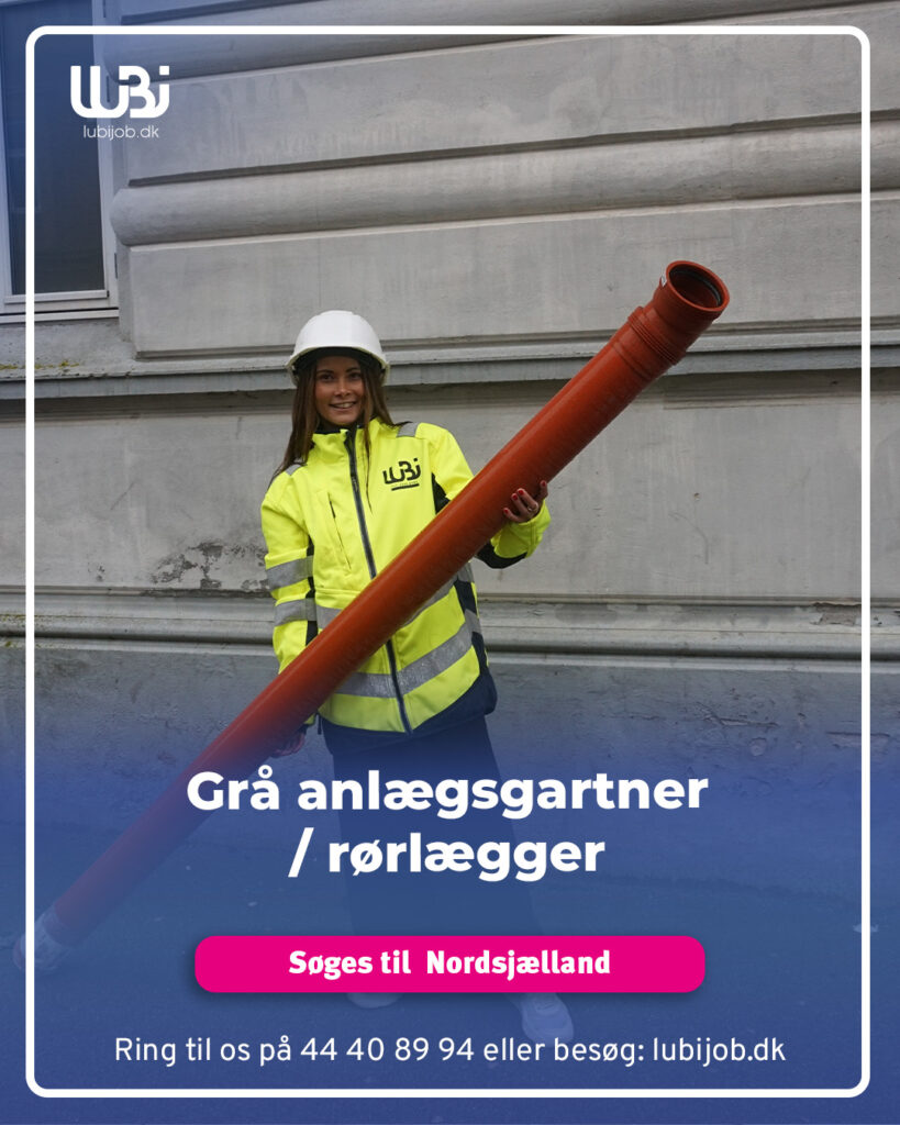 grå anlægsgartner/ rørlægger