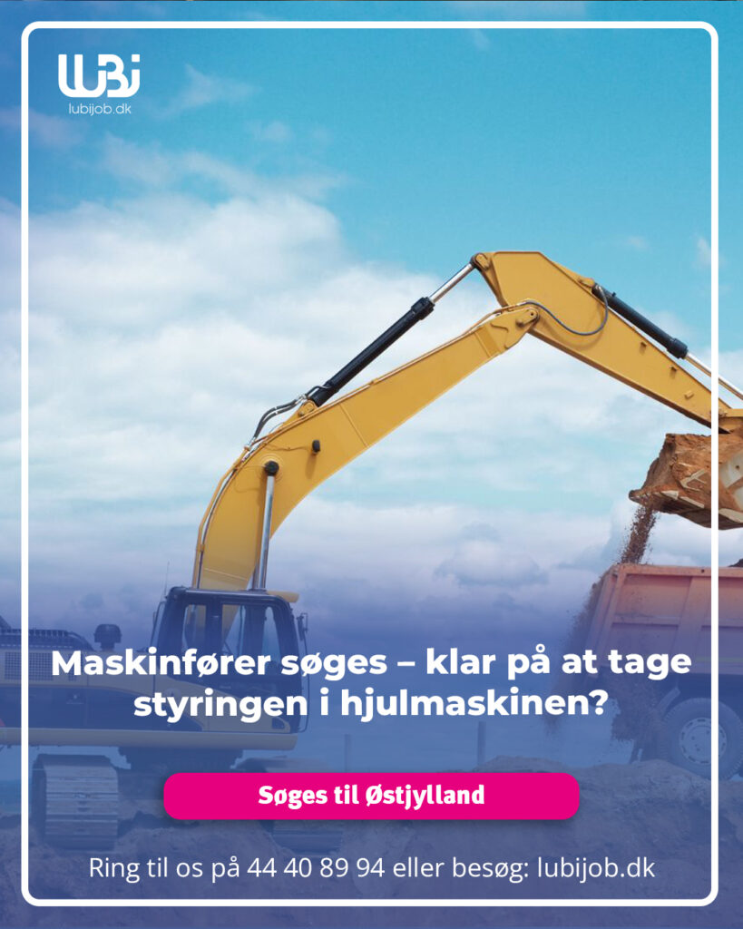Maskinfører søges – klar på at tage styringen i hjulmaskinen