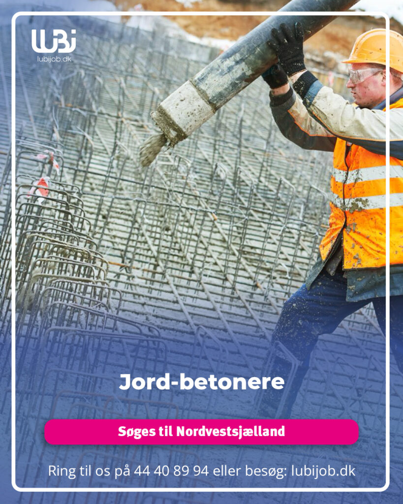 Jord-betonere søges til Nordvestsjælland