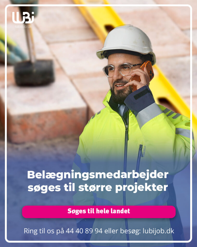 Belægningsmedarbejder søges til større projekter
