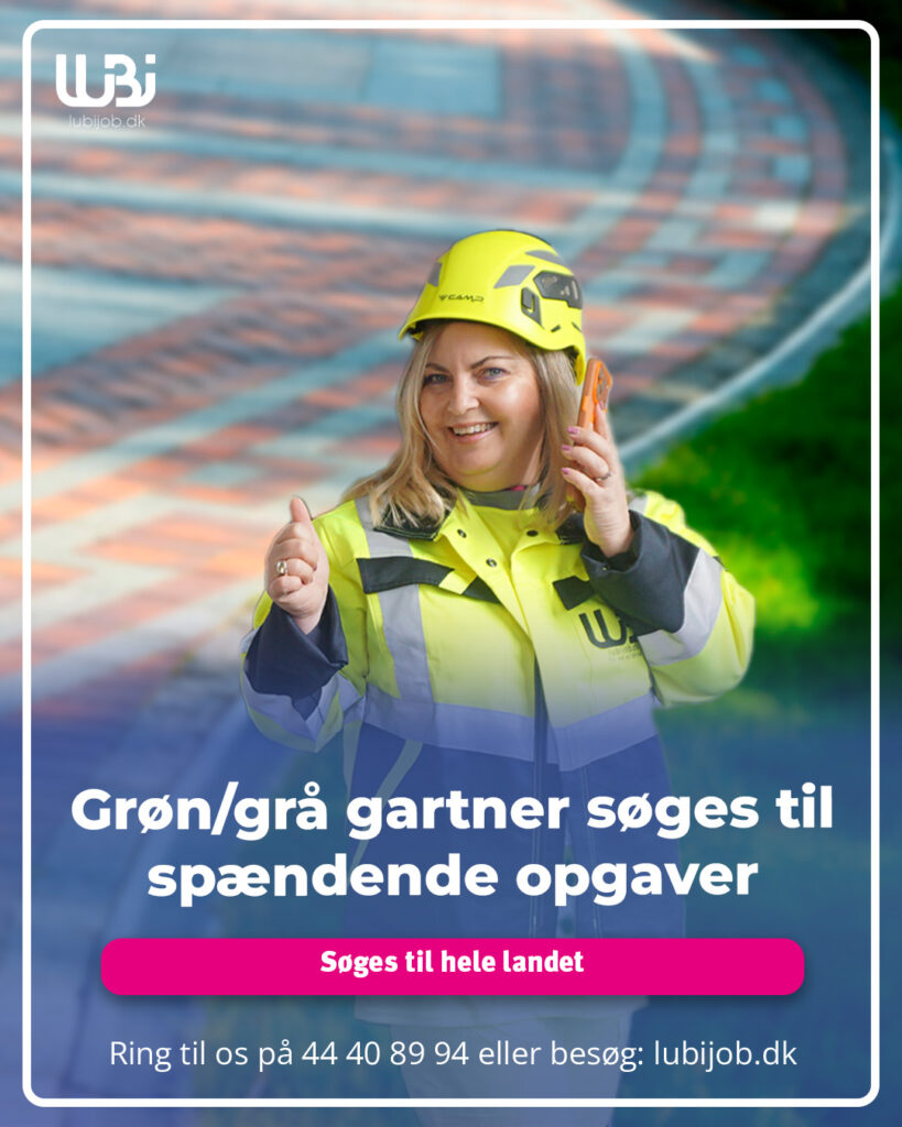 Grøn/grå gartner søges til spændende opgaver